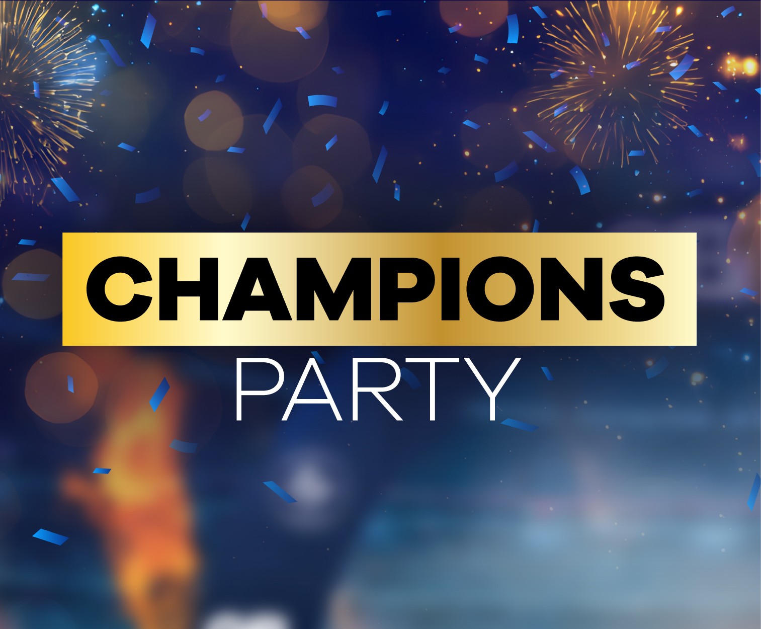 GB10 Kids Football Champions Party graphic with football-themed celebration design.
